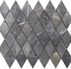 Ilcom Mosaïque Pour Pièce À Vivre<Mosaïque en gres sur maille pour salle de bain ou cuisine 29.2 cm x 25 cm - Romb shinestone
