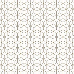 Ilcom Mosaïque en gres sur maille pour salle de bain ou cuisine 26.5 cm x 30.5 cm - White diamod romb- Mosaïque Pour Douche