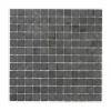 U-tile Mosaïque en pierre naturelle 30 x 30 cm - carreau 2,5 x 2,5 cm graphite noir- Mosaïque Pour Douche|Mosaïque Pour Salle De Bains
