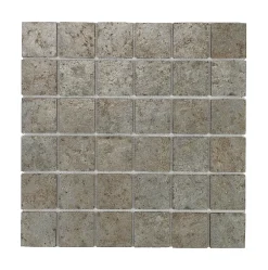 U-tile Mosaïque Pour Douche<Mosaïque en pierre naturelle 30 x 30 cm - carreau 2,5 x 2,5 cm cuivre