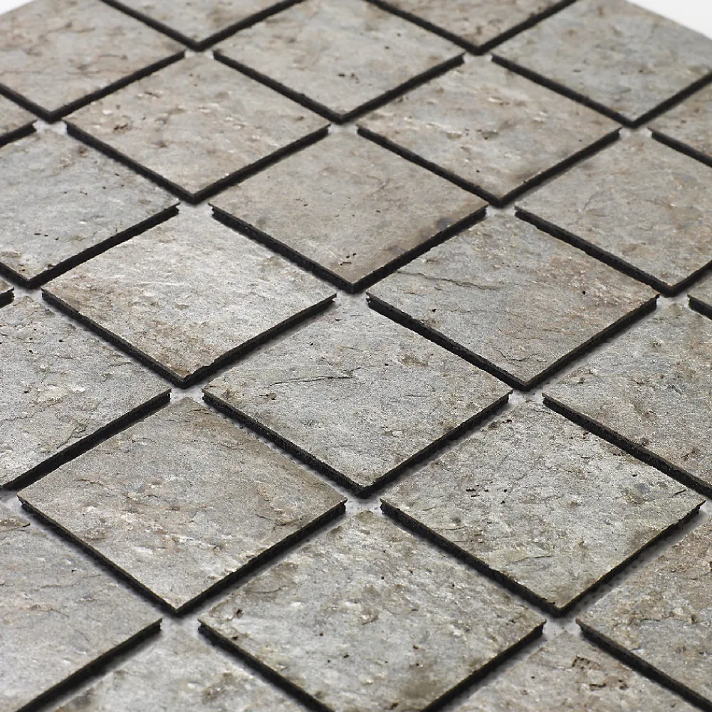 U-tile Mosaïque Pour Wc<Mosaïque en pierre naturelle 100 x 50 cm - carreau 5 x 5 cm cuivre
