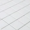 U-tile Mosaïque|Mosaïque Pour Douche<Mosaïque en solid surface 100 x 50 cm - carreau 5 x 5 cm blanc pur lisse