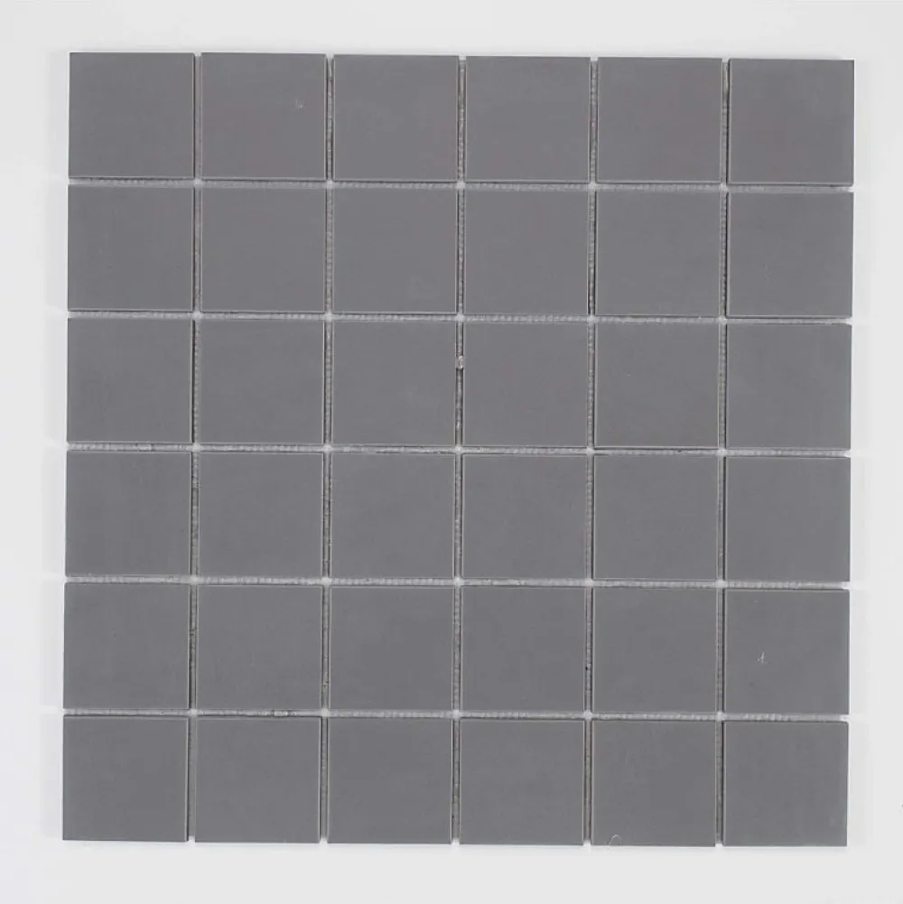 U-tile Mosaïque|Mosaïque Pour Douche<Mosaïque en solid surface 100 x 50 cm - carreau 5 x 5 cm blanc pur lisse