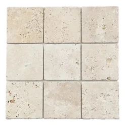 Ligerio Mosaïque Pour Douche|Mosaïque<Mosaïque en travertin Plaque 30.5 x 30.5 cm - Vendu par plaque