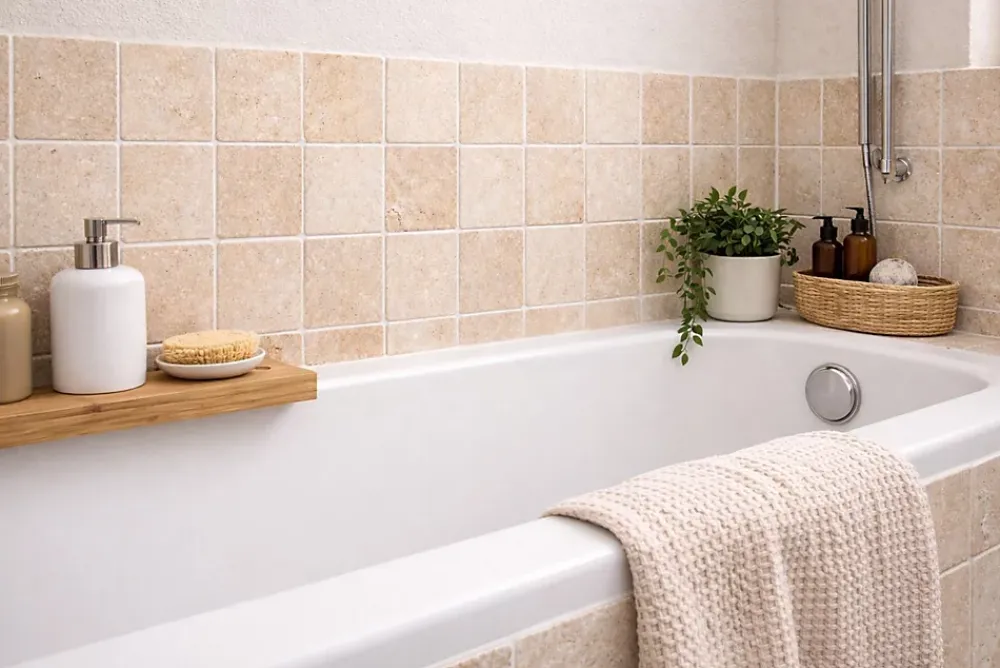 Ligerio Mosaïque Pour Douche|Mosaïque<Mosaïque en travertin Plaque 30.5 x 30.5 cm - Vendu par plaque