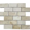 Albedo Pierre Mosaïque|Mosaïque Pour Salle De Bains<Mosaïque en Travertin Ivoire Vieilli rempli - Irrégulier 4,8x10x1 CM