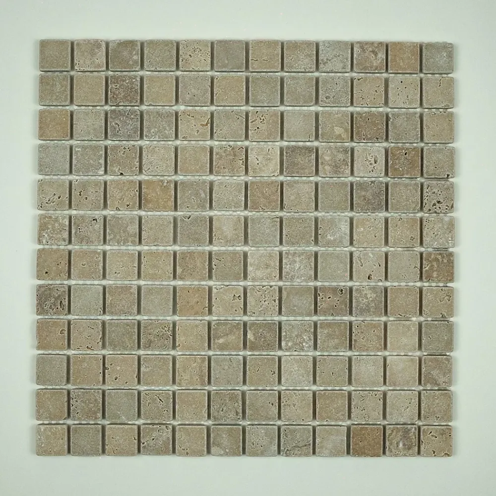 Albedo Pierre Travertin<Mosaïque en travertin Noçe Vieilli - 2,3X2,3X1 CM