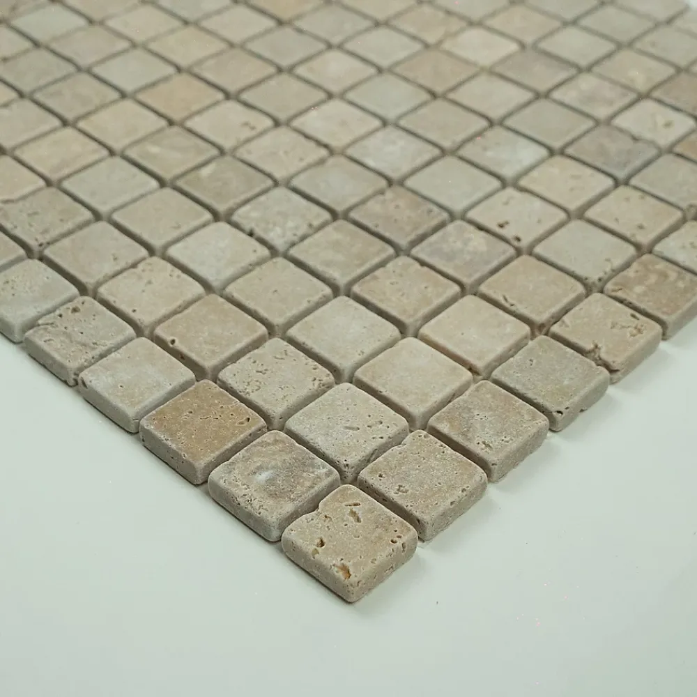 Albedo Pierre Travertin<Mosaïque en travertin Noçe Vieilli - 2,3X2,3X1 CM