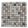 Albedo Pierre Travertin<Mosaïque en Travertin Vieilli - Mix 5 couleurs - 2,3X2,3X1 CM