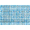 Ilcom Mosaïque|Mosaïque Pour Pièce À Vivre<Mosaïque en verre pressé antidérapant R12 sur maille pour piscine 32.5cm x 51.5cm - Caribbean Pool (0,167m²)