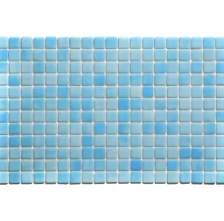 Ilcom Mosaïque|Mosaïque Pour Pièce À Vivre<Mosaïque en verre pressé antidérapant R12 sur maille pour piscine 32.5cm x 51.5cm - Caribbean Pool (0,167m²)