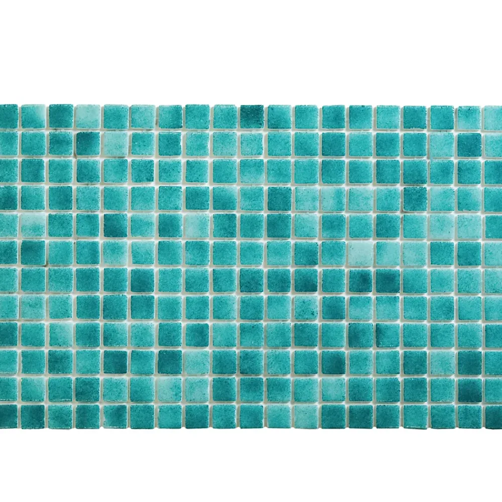 Ilcom Mosaïque en verre pressé pour piscines, bains et saunas 32.5 cm x 51.5 cm - Clear water- Mosaïque