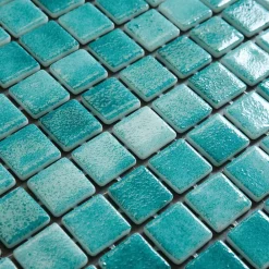 Ilcom Mosaïque en verre pressé pour piscines, bains et saunas 32.5 cm x 51.5 cm - Clear water- Mosaïque