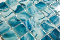 Ilcom Mosaïque Pour Salle De Bains|Mosaïque Pour Douche<Mosaïque en verre pressé sur maille pour piscine 31.5cm x 47.7cm - Modena Como Pool (0,151m²)