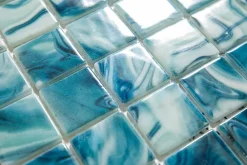 Ilcom Mosaïque Pour Salle De Bains|Mosaïque Pour Douche<Mosaïque en verre pressé sur maille pour piscine 31.5cm x 47.7cm - Modena Como Pool (0,151m²)