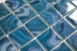 Ilcom Mosaïque en verre pressé sur maille pour piscine 31.5cm x 47.7cm - Modena Praga Pool (0,151m²)- Mosaïque Pour Wc