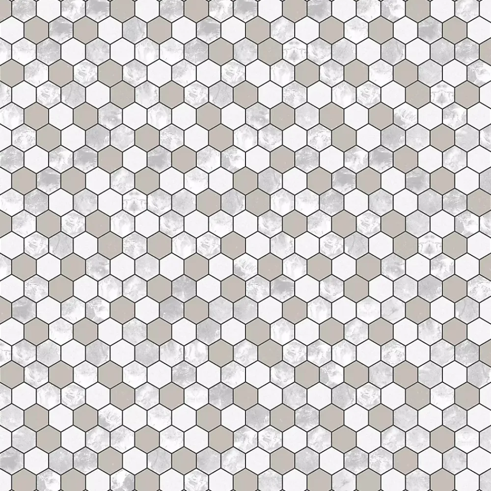 Ilcom Mosaïque Pour Salle De Bains|Mosaïque Pour Wc<Mosaïque en verre sur filet pour salle de bain ou cuisine 30.0cm x 30.3cm - Grey lava