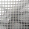 Ilcom Mosaïque en verre sur filet pour salle de bain ou cuisine 30 cm x 30 cm - Pure silver- Mosaïque Pour Salle De Bains|Mosaïque