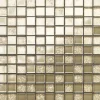 Ilcom Mosaïque en verre sur filet pour salle de bain ou cuisine 30 cm x 30 cm - Golden sunshine- Mosaïque Pour Douche|Mosaïque Pour Wc