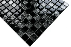 Ilcom Mosaïque Pour Wc<Mosaïque en verre sur filet pour salle de bain ou cuisine 30 cm x 30 cm - Obsession
