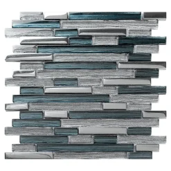 GoodHome Mosaïque Pour Wc|Mosaïque<Mosaïque Foxe bleu 30 x 30 cm