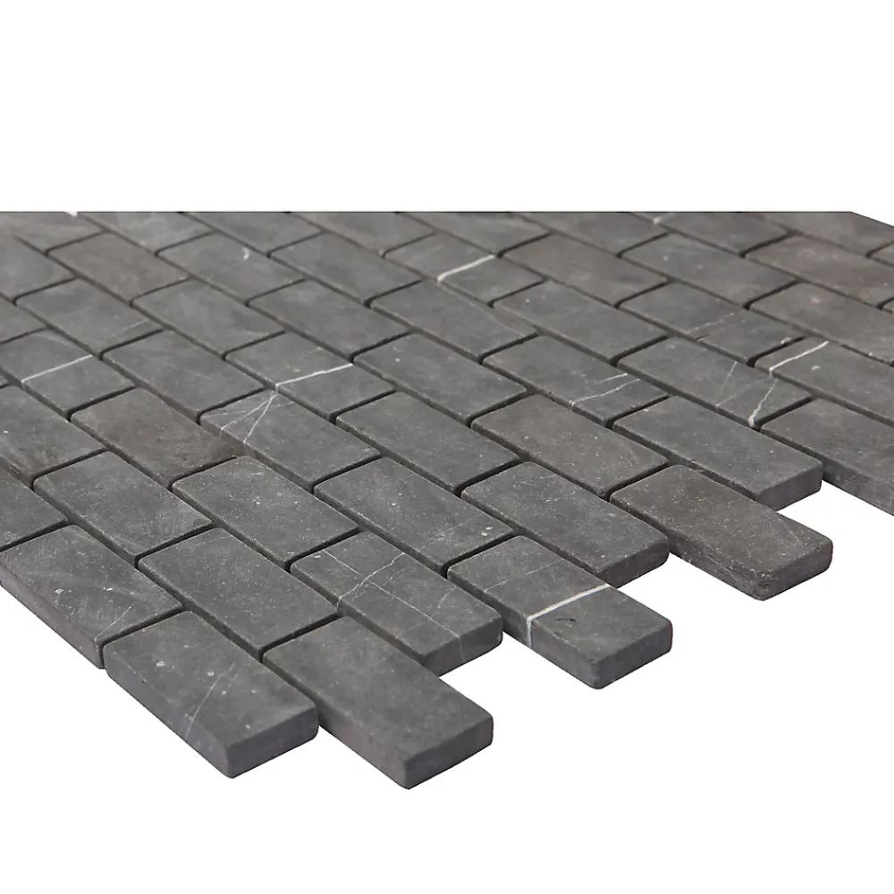 GoodHome Mosaïque Pour Salle De Bains<Mosaïque gris clair 30x30cm Blue stone