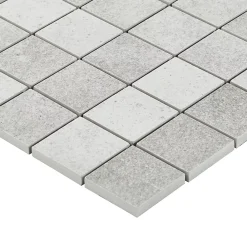 GoodHome Mosaïque Pour Douche|Mosaïque<Mosaïque gris clair 30x30cm Kontainer