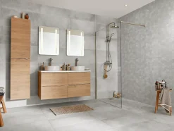 GoodHome Mosaïque Pour Douche|Mosaïque<Mosaïque gris clair 30x30cm Kontainer