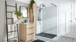 GoodHome Mosaïque Pour Pièce À Vivre|Mosaïque Pour Salle De Bains<Mosaïque gris clair 30x30cm Plain