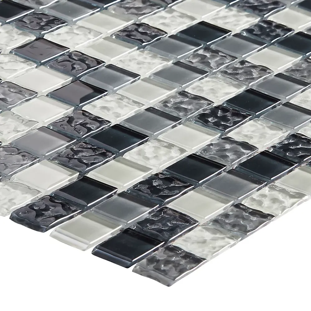 Colours Mosaïque Pour Wc|Mosaïque<Mosaïque gris et blanc 30 x 30 cm Calabria