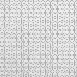 GoodHome Mosaïque gris et blanc 25,3x29,3cm Ultimate marble- Mosaïque|Mosaïque Pour Douche