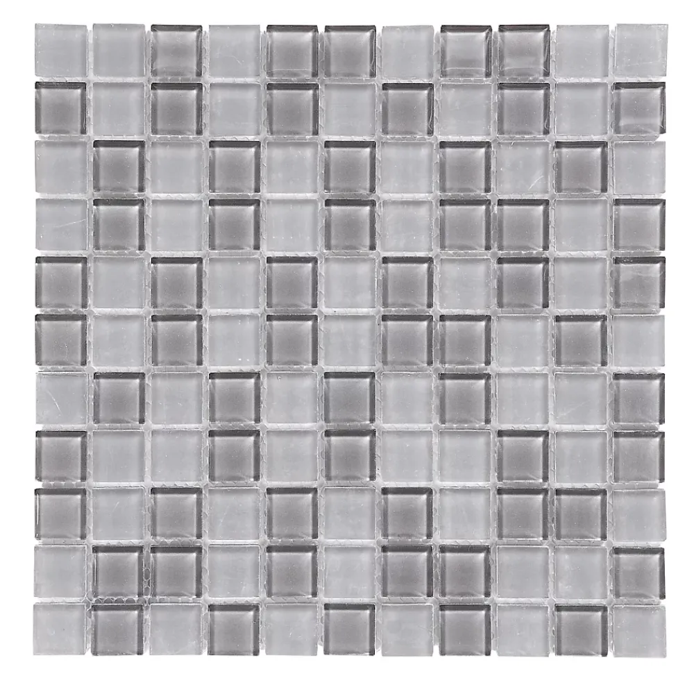 GoodHome Mosaïque|Mosaïque Pour Wc<Mosaïque gris 30x30cm Glina
