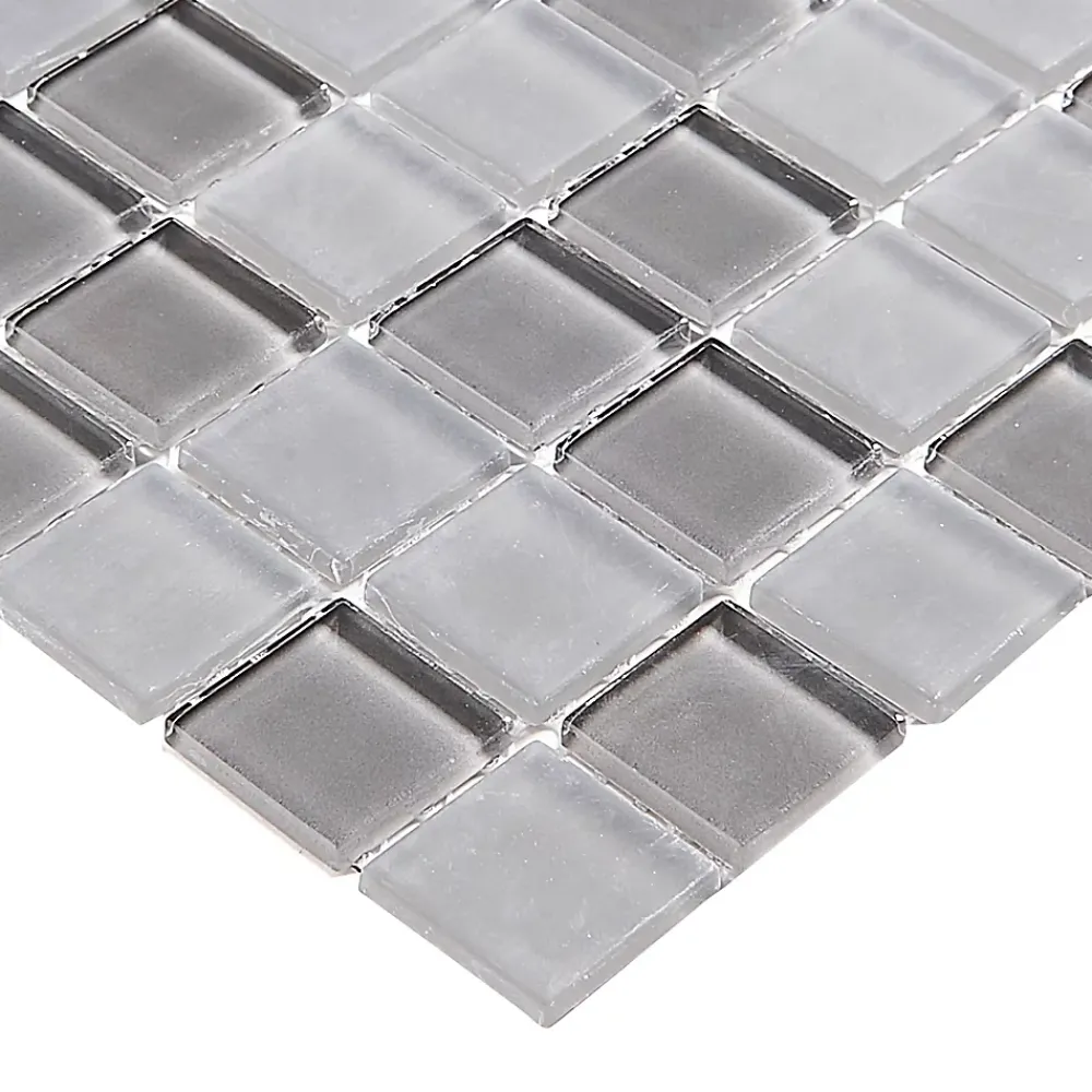 GoodHome Mosaïque|Mosaïque Pour Wc<Mosaïque gris 30x30cm Glina