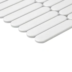 GoodHome Mosaïque Kornati blanc 30 x 30 cm- Mosaïque Pour Wc|Mosaïque
