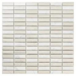 GoodHome Mosaïque Manat beige 30 x 30 cm- Mosaïque Pour Douche|Mosaïque Pour Wc