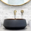 Mosaïque marbre Gellules blanc L. 30 x l. 29 cm Mat Inter- Mosaïque Pour Wc|Mosaïque