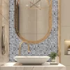 Casa Linea Mosaïque Mardryo silver 2,3 x 2,3 cm- Mosaïque Pour Salle De Bains|Mosaïque Pour Douche