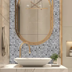 Casa Linea Mosaïque Mardryo silver 2,3 x 2,3 cm- Mosaïque Pour Salle De Bains|Mosaïque Pour Douche