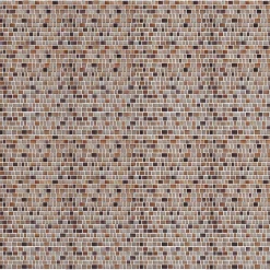GoodHome Mosaïque marron 30,7x31,3cm Saphyr- Mosaïque Pour Salle De Bains|Mosaïque