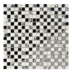 Colours Mosaïque Pour Salle De Bains|Mosaïque<Mosaïque Mecine gris 30 x 30 cm