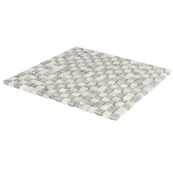 Colours Mosaïque Pour Salle De Bains|Mosaïque<Mosaïque Mecine gris 30 x 30 cm