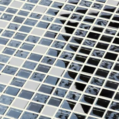 Colours Mosaïque Milaino 30 x 30 cm noir- Mosaïque Pour Douche|Mosaïque Pour Wc