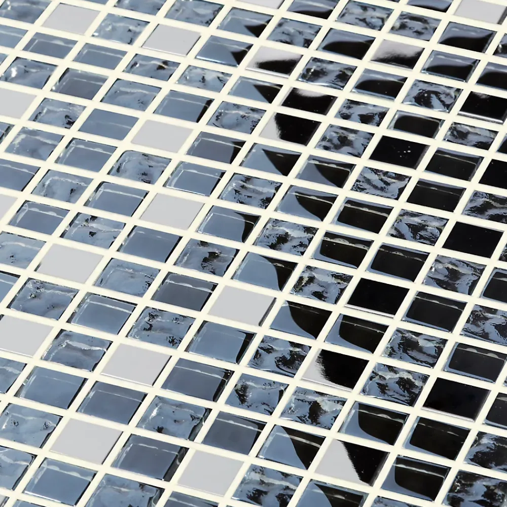 Colours Mosaïque Milaino 30 x 30 cm noir- Mosaïque Pour Douche|Mosaïque Pour Wc