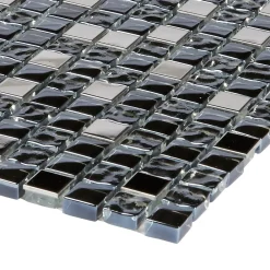 Colours Mosaïque Milaino 30 x 30 cm noir- Mosaïque Pour Douche|Mosaïque Pour Wc