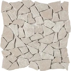 GoodHome Mosaïque multicolore 31,5x31,5cm Bohai- Travertin|Mosaïque Pour Wc