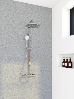 GoodHome Mosaïque Pour Douche|Mosaïque Pour Salle De Bains<Mosaïque multicolore 31,5x31,5cm Malaca