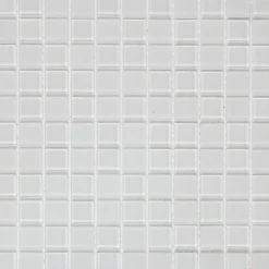 Mosaïque mural blanc 30 x 30 cm Glina- Mosaïque Pour Douche|Mosaïque Pour Wc