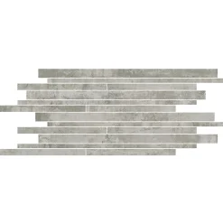 Mosaïque murale en grès cérame émaillé effet béton gris mat L.60 x l.30 cm x ép.8 mm, Malt- Mosaïque|Mosaïque Pour Wc