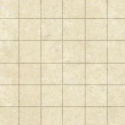 Mosaïque Pour Wc|Mosaïque Pour Pièce À Vivre<Mosaïque murale en grès cérame émaillé effet pierre beige mat L.30 x l.30 cm x ép.7,4 mm, Traverno