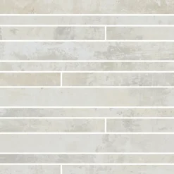 Mosaïque murale en grès cérame émaillé effet béton blanc mat L.60 x l.30 cm, Malt- Mosaïque Pour Wc|Mosaïque Pour Pièce À Vivre